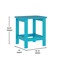 Flash Furniture Manchester 3-Pc Set w/2 Contemporary All-Weather HDPE Rocking Chairs and End Table, Blue LE-HMP-2002-2-T1517H-BL-GG - alternate 8
